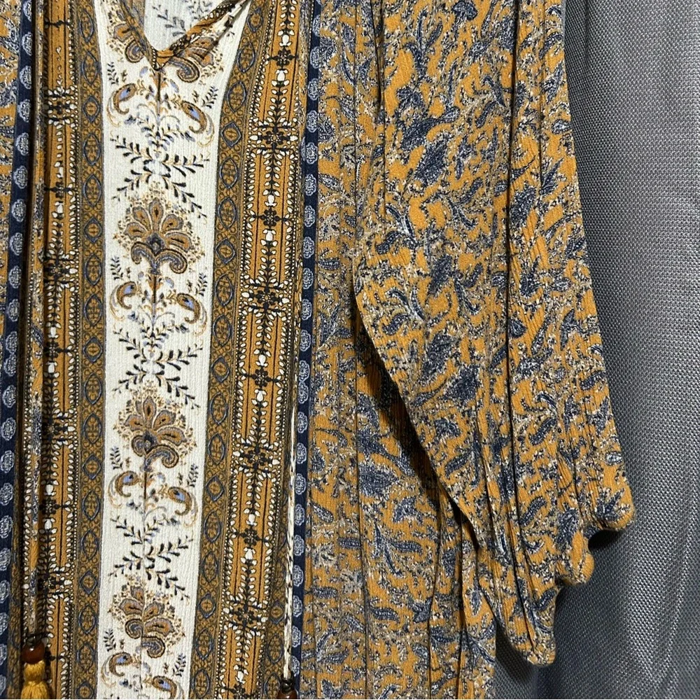 Mustard Yellow Tassel Detail Top - Picture 13 of 16